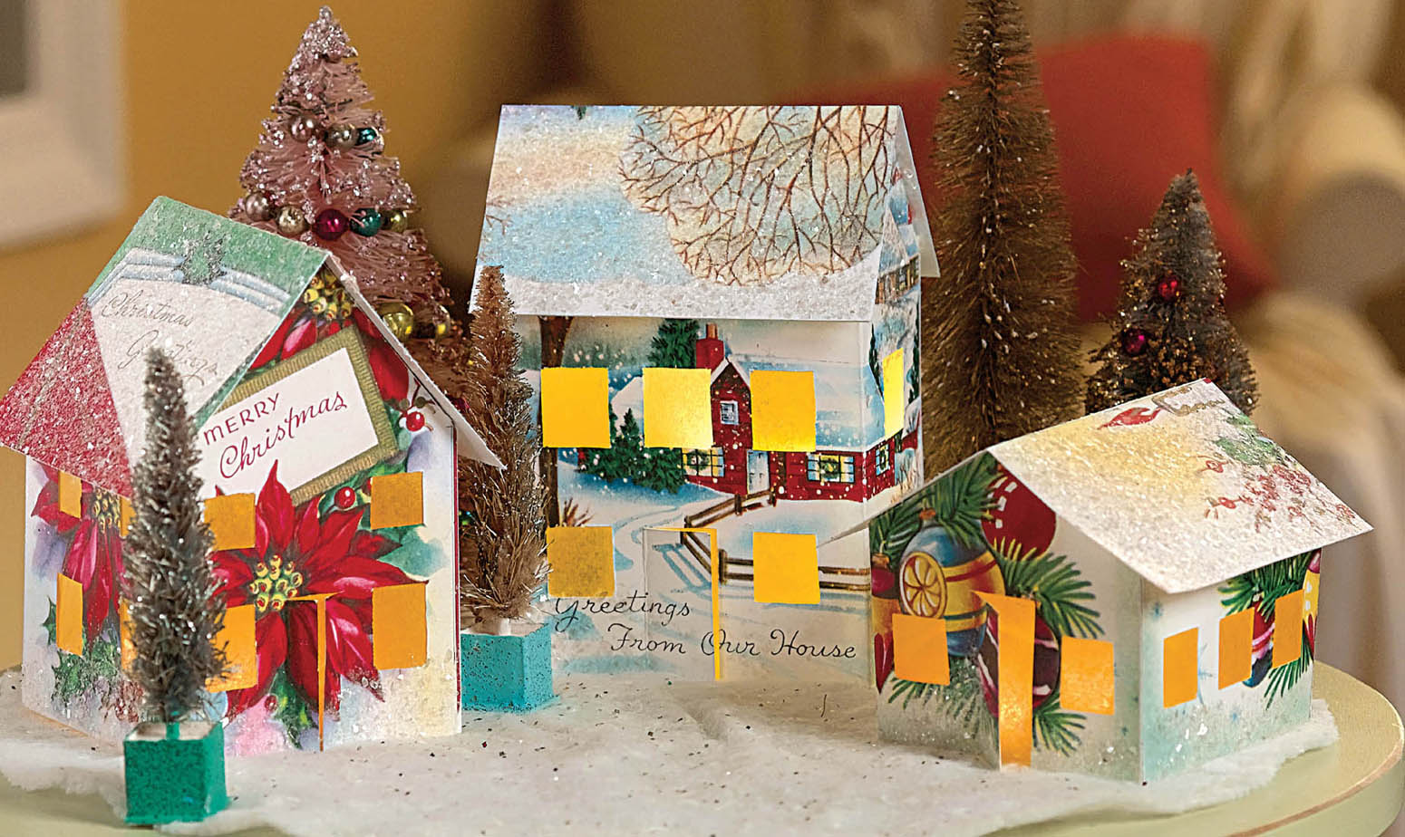 This mini village glows with the magic of holidays past The colorful cottages - photo 10