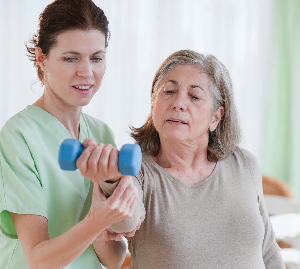 Equipment such as weights can help patients strengthen weak muscles Like - photo 6