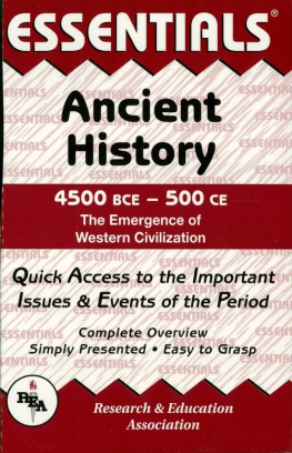 Gordon Patterson - Ancient History: 4500 BCE to 500 CE Essentials