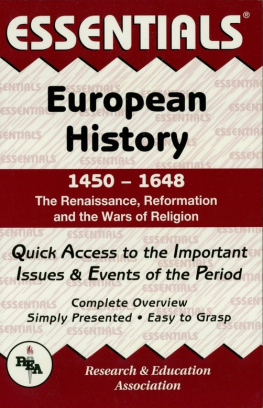 Allen Horstman - European History: 145 to 1648 Essentials
