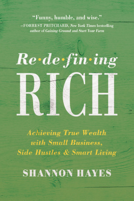 Shannon Hayes - Redefining Rich