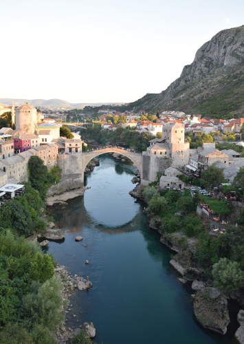 View of the Stari Most from the Koski Mehmed Pasha Mosque in Mostar The - photo 7