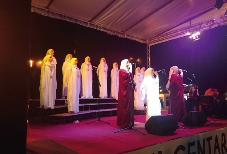 The female Muslim choir performing in Novi Pazar The Tomb of Sultan Murad - photo 11