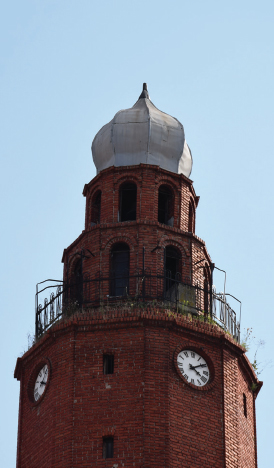 Detail of Skopjes Ottoman clock tower Stunning painted detail of the Ali - photo 14