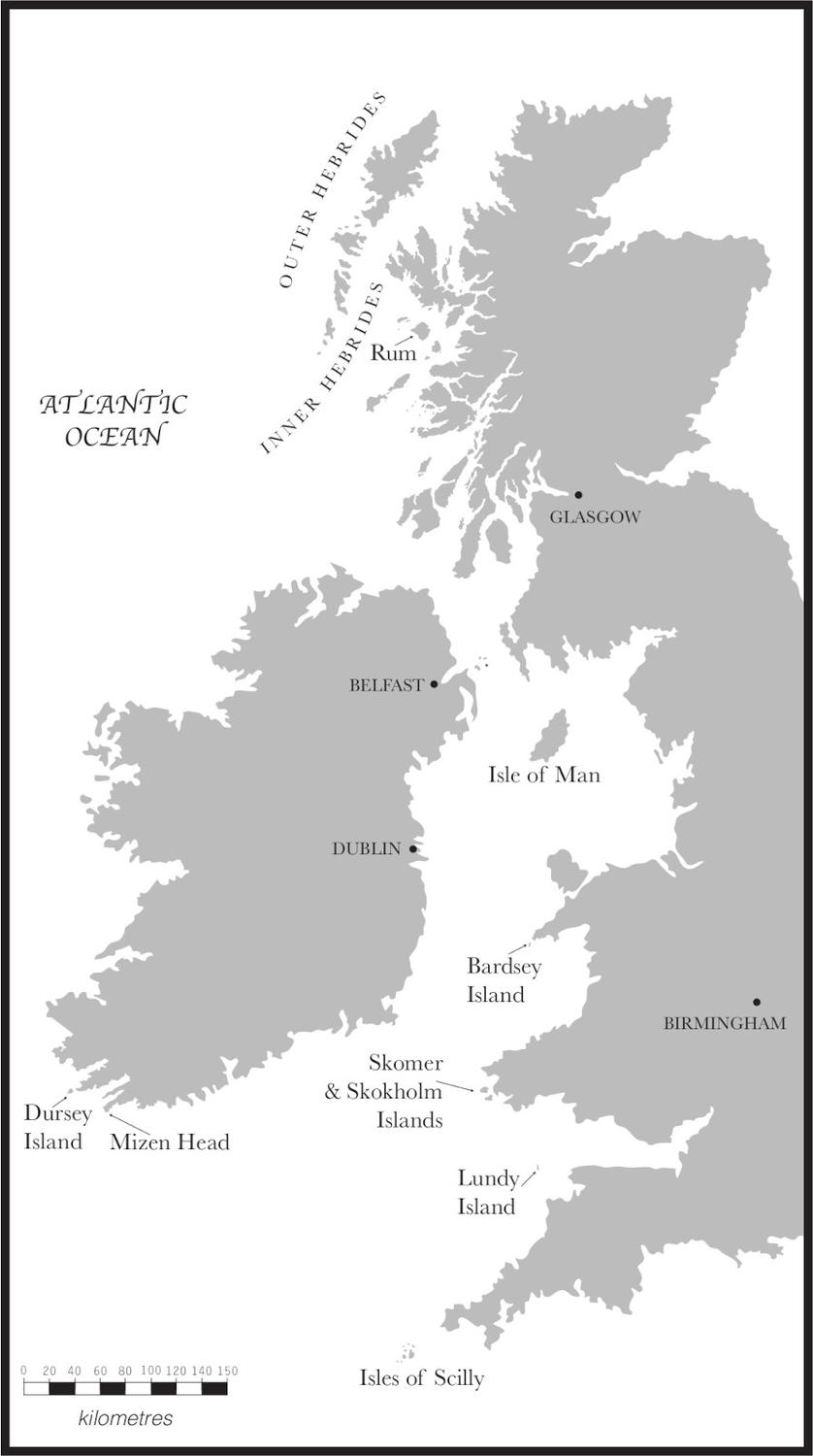 1 The western British Isles showing main breeding sites Chapter 4 and other - photo 2