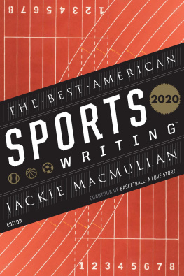 Glenn Stout - The Best American Sports Writing 2020