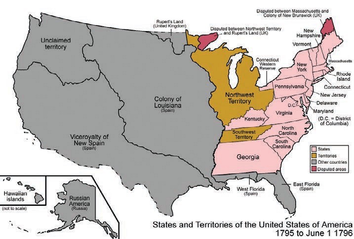 Political geography of North America 17951796 Many modern people think of the - photo 4