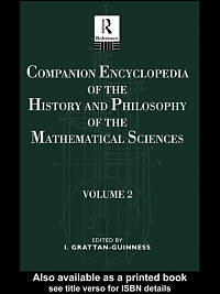 title Companion Encyclopedia of the History and Philosophy of the - photo 1