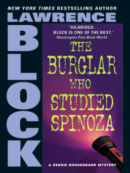 Lawrence Block - The Burglar Who Studied Spinoza