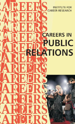 Institute For Career Research - Careers in Public Relations