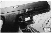 The automatic Glock was used for the final execution shot Photo courtesy - photo 17