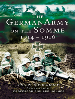 Jack Sheldon - The German Army on the Somme, 1914–1916