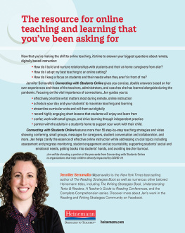 Jennifer Serravallo - Connecting with Students Online: Strategies for Remote Teaching & Learning