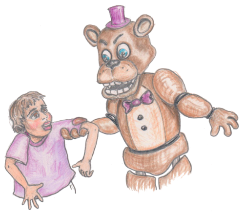 Fredbear looked at him and Jeremy felt his sinister eyes burning through his - photo 5