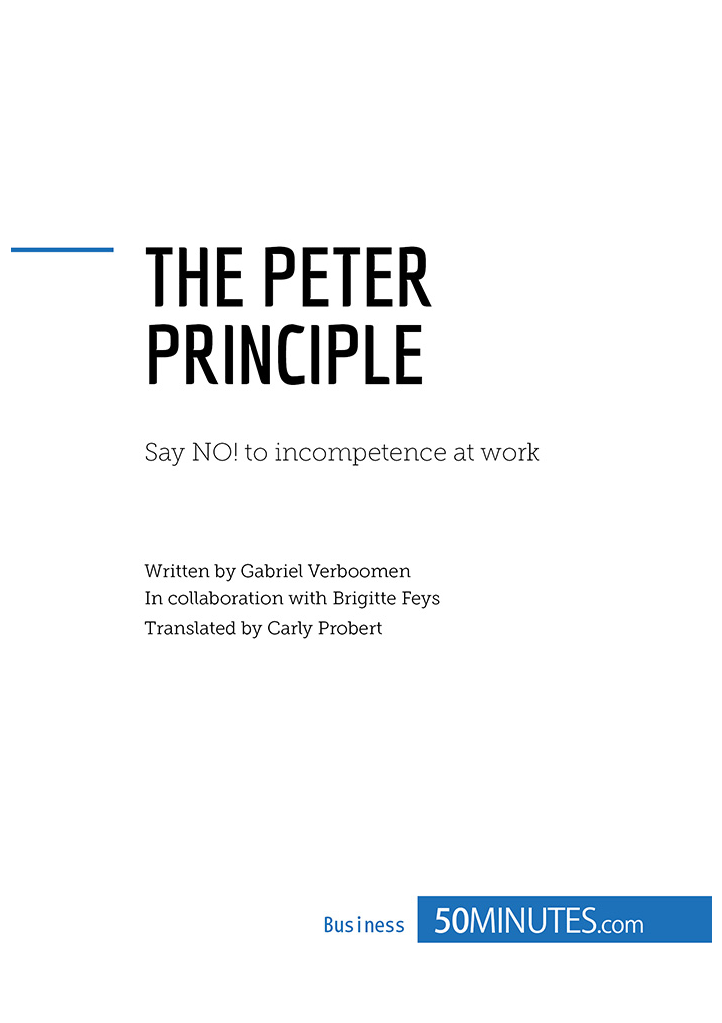 The Peter Principle Key information Name the Peter Principle Uses human - photo 2