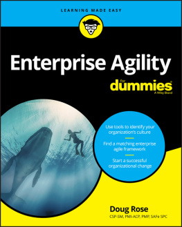 Doug Rose - Enterprise Agility For Dummies