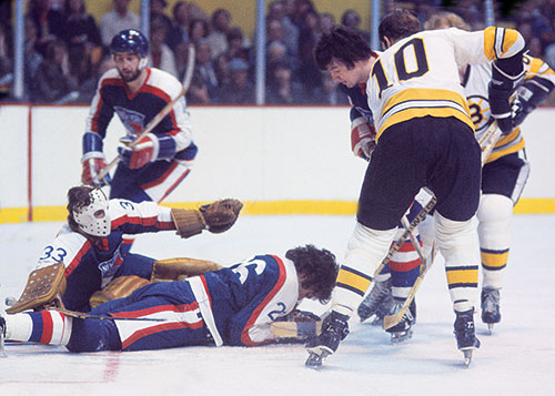 Playing goalie is always a bit of a scramble International Hockey Archives - photo 14