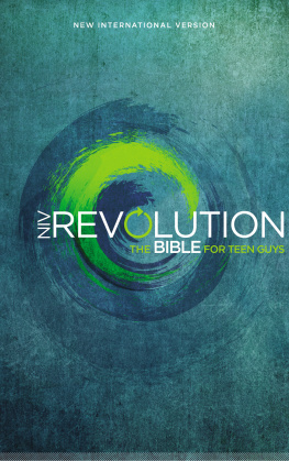 Zondervan Niv, Revolution Bible: The Bible for Teen Guys