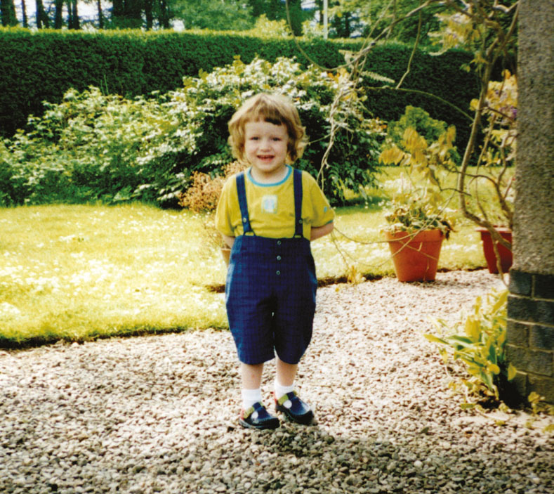 Two-year-old me in the garden of my grans house I could never be stopped from - photo 1