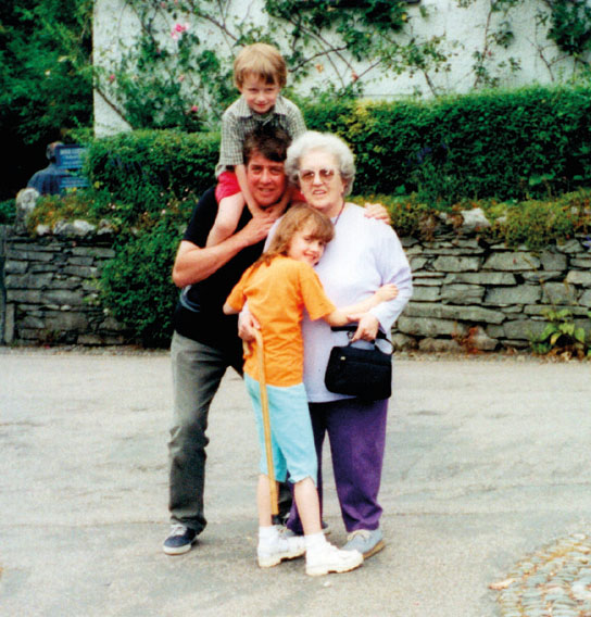 Me my sister Tamsin Dad and the wee purple blob on holiday in 2000 Big - photo 6