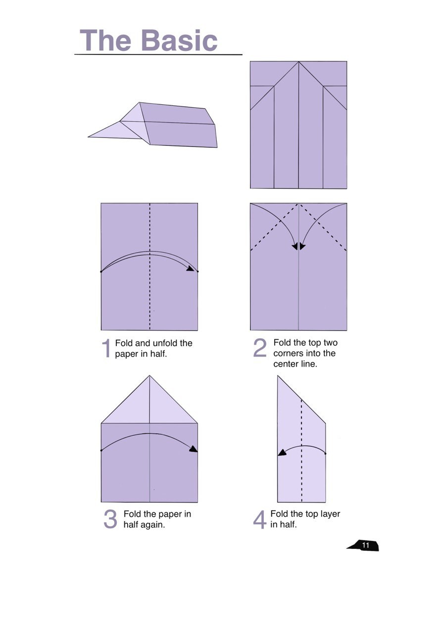 Paper Airplane Book Learn How To Create Paper Airplanes Step By Step with this origami book for childrens - photo 8