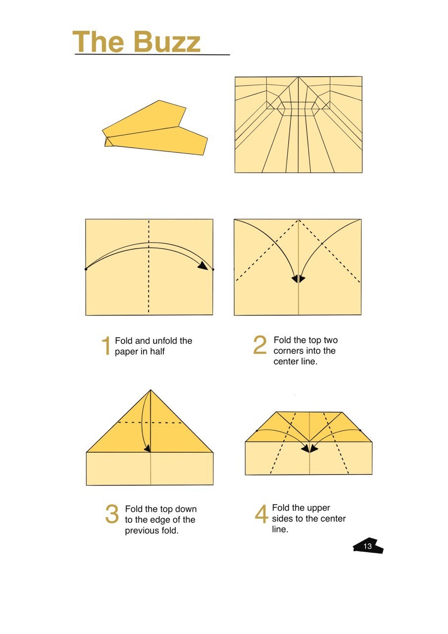 Paper Airplane Book Learn How To Create Paper Airplanes Step By Step with this origami book for childrens - photo 10