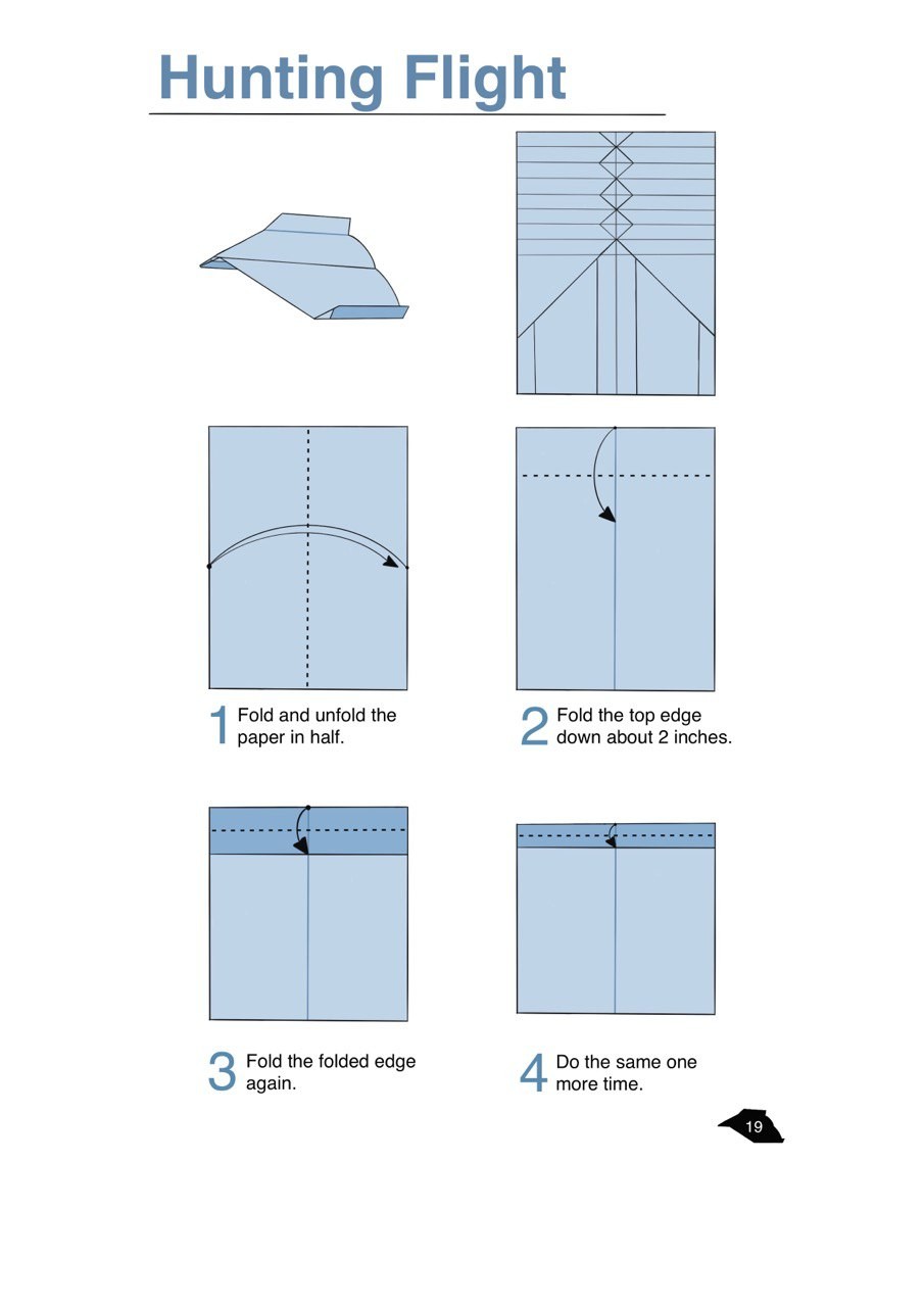 Paper Airplane Book Learn How To Create Paper Airplanes Step By Step with this origami book for childrens - photo 16