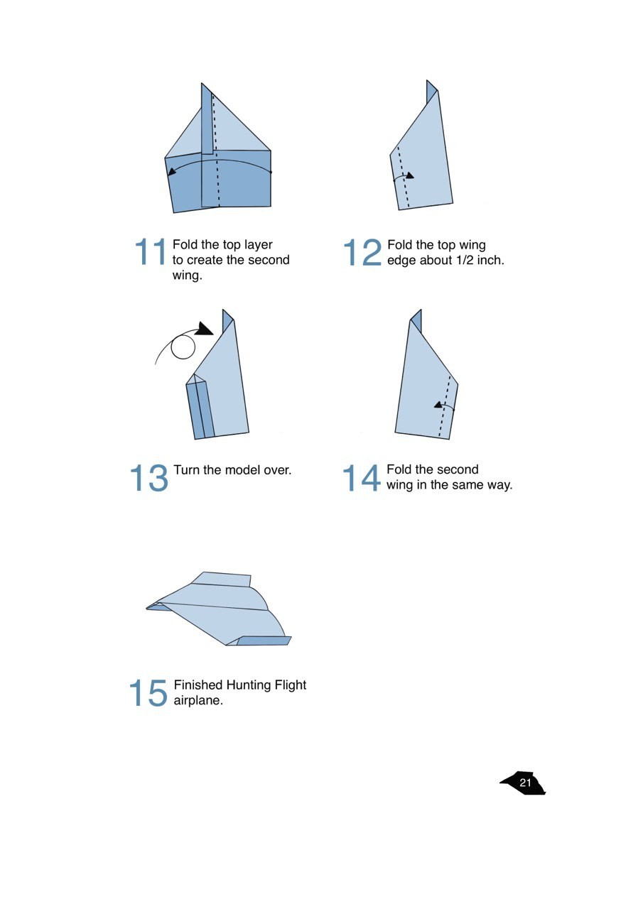 Paper Airplane Book Learn How To Create Paper Airplanes Step By Step with this origami book for childrens - photo 18