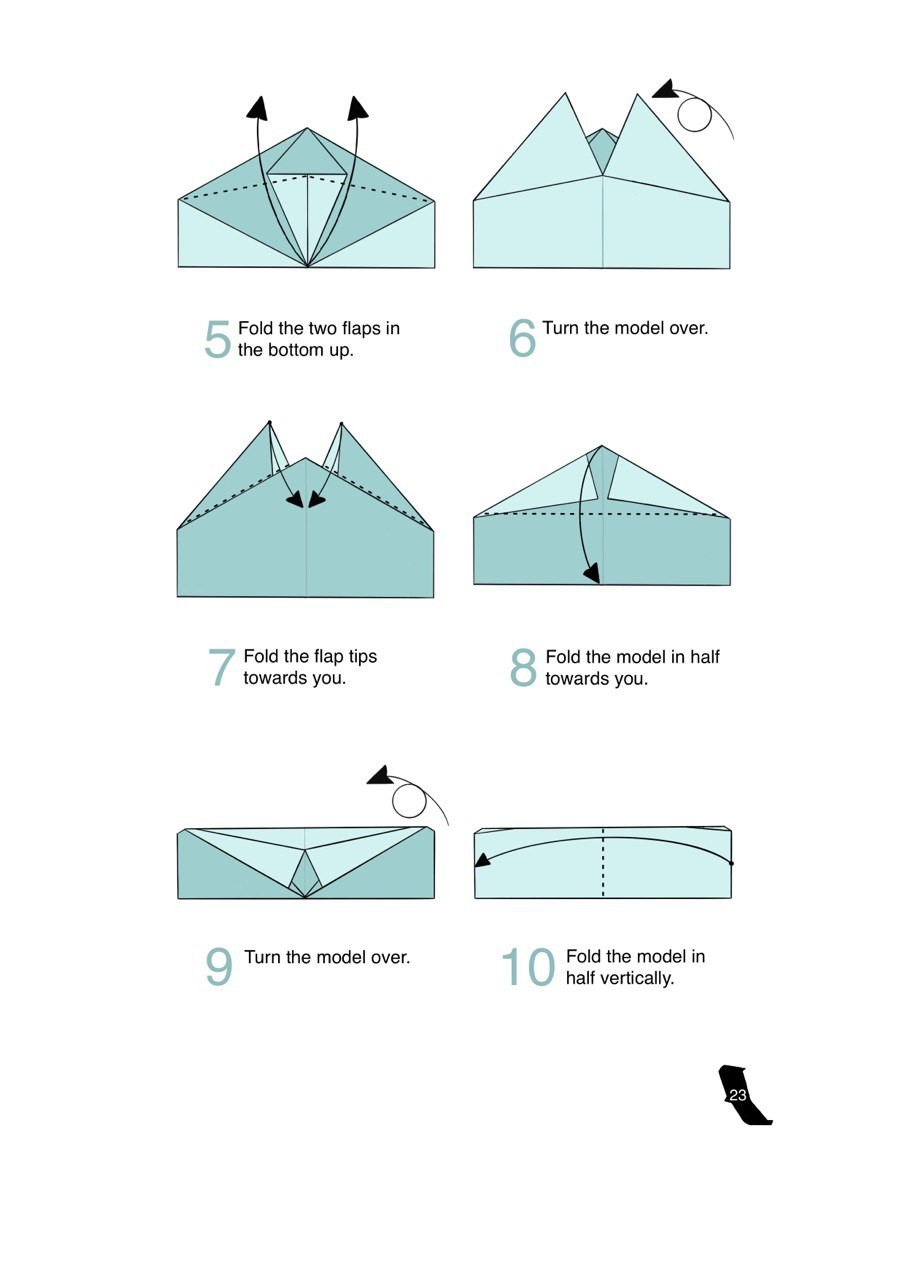 Paper Airplane Book Learn How To Create Paper Airplanes Step By Step with this origami book for childrens - photo 20