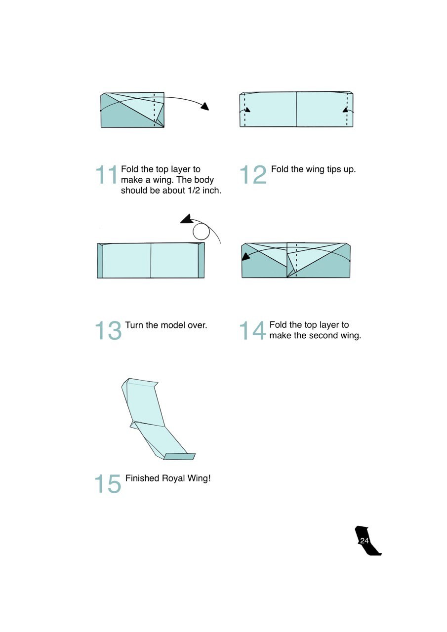 Paper Airplane Book Learn How To Create Paper Airplanes Step By Step with this origami book for childrens - photo 21