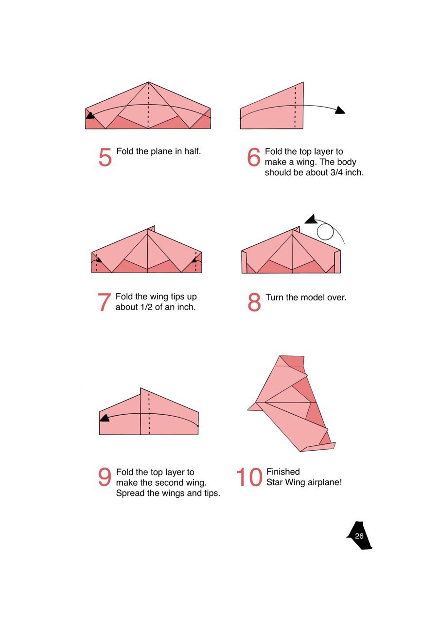 Paper Airplane Book Learn How To Create Paper Airplanes Step By Step with this origami book for childrens - photo 23