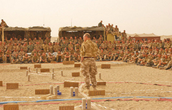 The battalion gathered for the pre-deployment briefing and ROC drill - photo 10