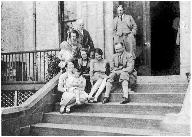 Family group at Hopeman House Morayshire Scotland in 1927 Elma is in the - photo 6