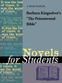 Gale A Study Guide for Barbara Kingsolvers the Poisonwood Bible