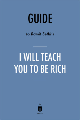 . Instaread - Summary of I Will Teach You to Be Rich: by Ramit Sethi