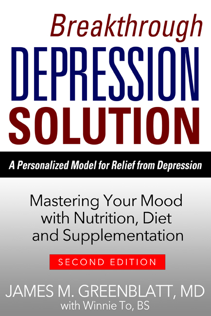 Breakthrough Depression Solution Matering Your Mood with Nutrition Diet Supplementation - photo 1