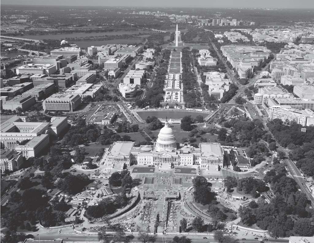 Capitol Hill is in the center of the picture with congressional office - photo 6