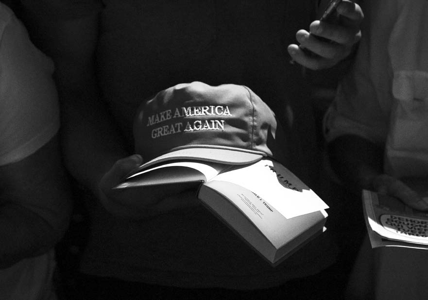 STEPHEN CROWLEYTHE NEW YORK TIMES A hat with the slogan Make America Great - photo 2