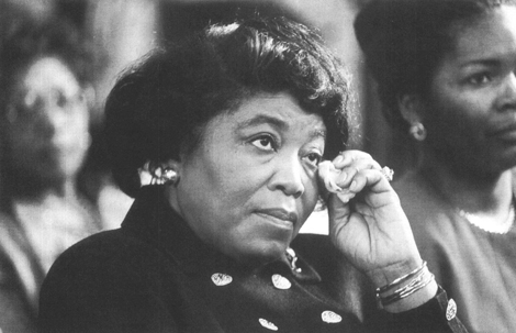 Betty Shabazz wipes a tear from her eye during a news conference announcing the - photo 3