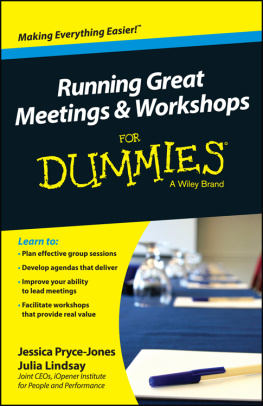 Jessica Pryce-Jones - Running Great Meetings and Workshops For Dummies