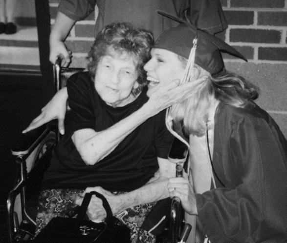 My Aunt Mart and me at my high school graduation I was rejoicing that - photo 3