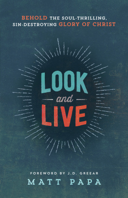 Matt Papa - Look and Live: Behold the Soul-Thrilling, Sin-Destroying Glory of Christ