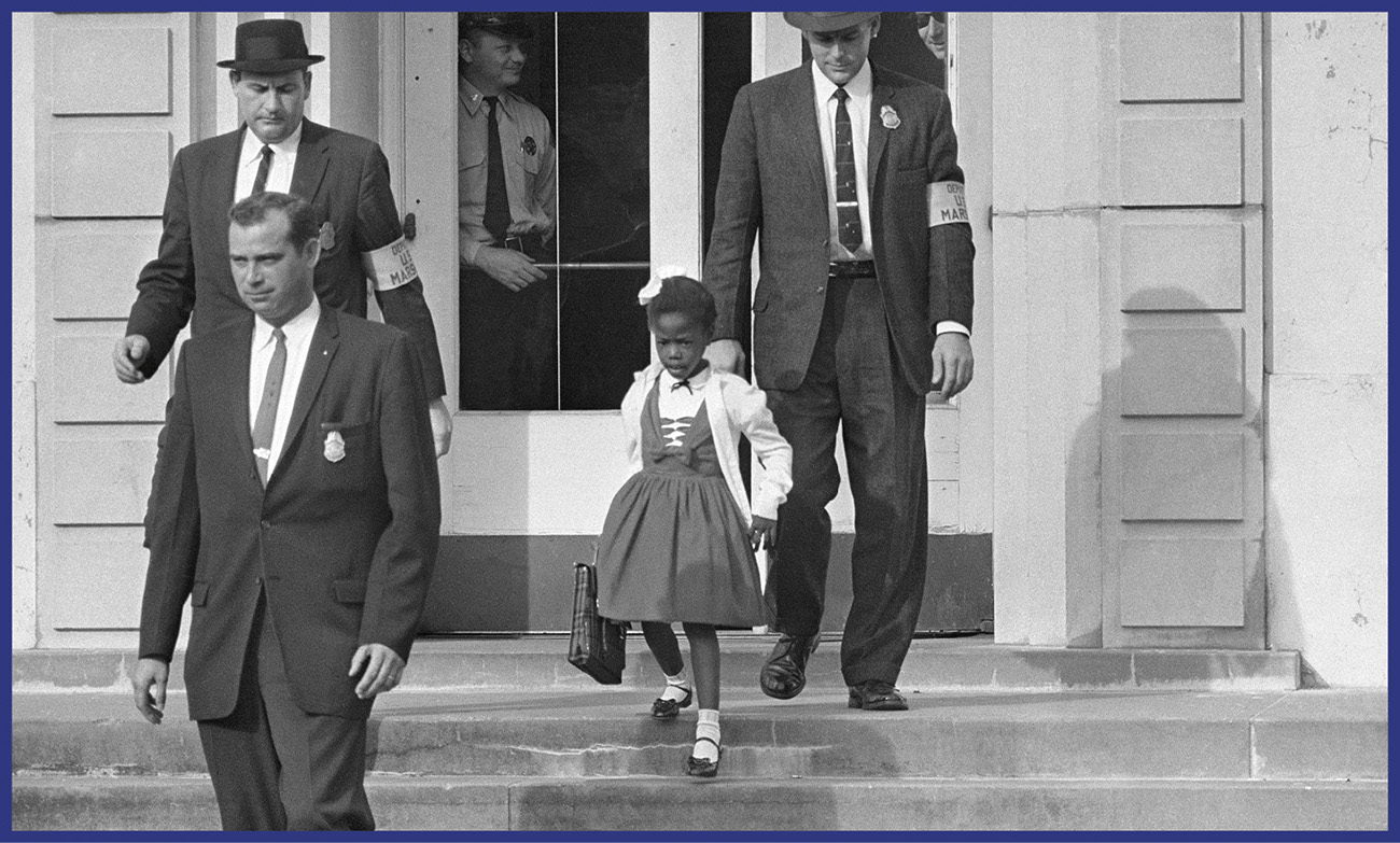 US marshals walked with Ruby as she left school in November 1960 FACT In - photo 7