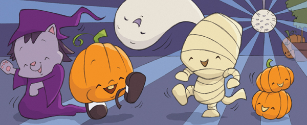 Later I will join my friends in the mummy wrap contest the little pumpkin - photo 12