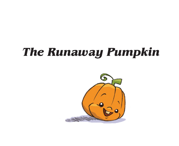 There once was a little pumpkin who wanted to run away on a Halloween - photo 1
