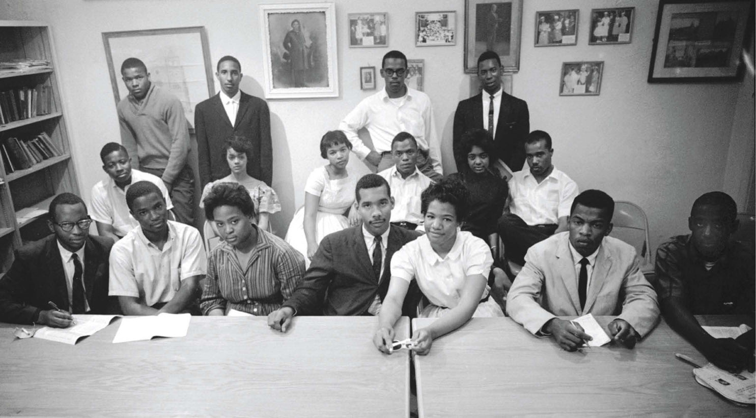 The Freedom Riders gathered in a church in Montgomery Alabama in 1961 John - photo 6