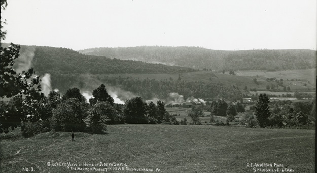 Birds Eye View of Home of Joseph Smith The Mormon Prophet Near Susquehanna - photo 2