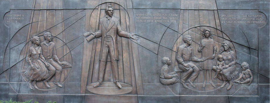 Franz Johansen Relief sculpture on BYUs Joseph Smith Building Courtesy of - photo 7