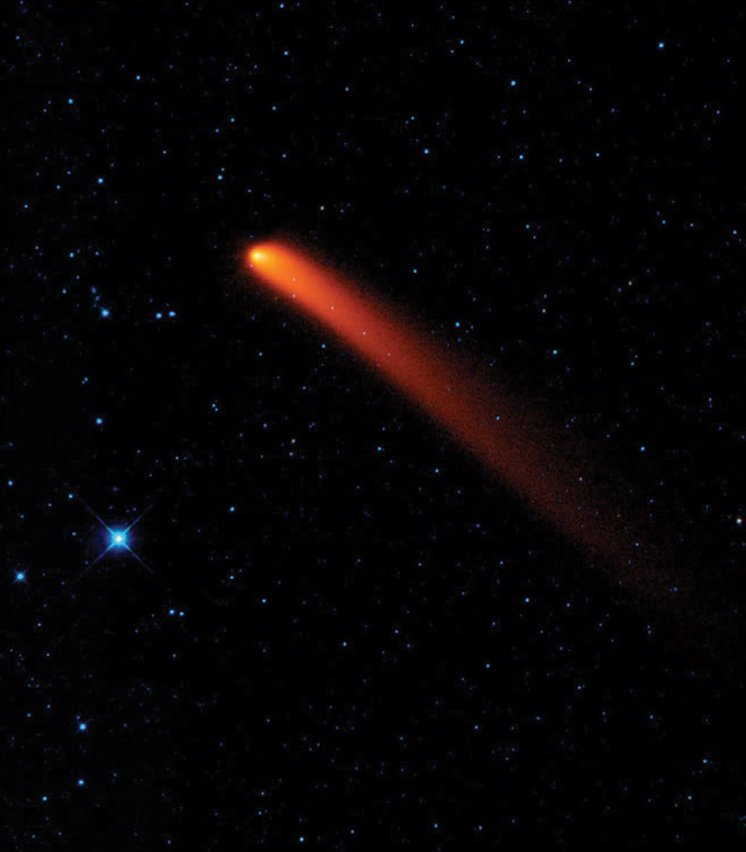 Comet Siding Spring appears to streak across the sky like a superhero in this - photo 2