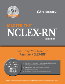 Petersons Master the NCLEX-RN Exam